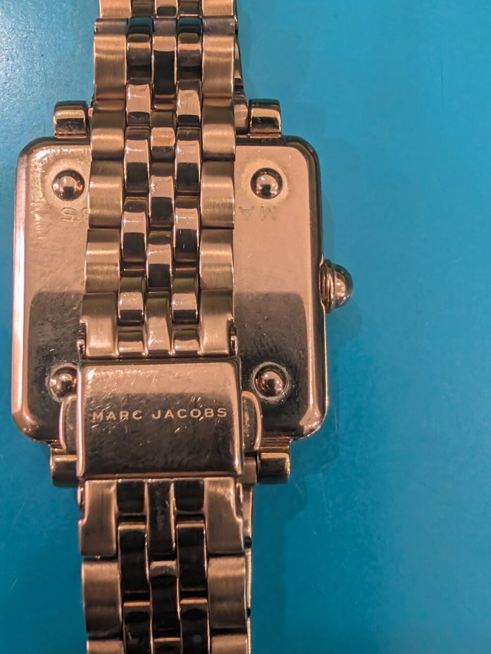 Marc Jacobs MJ3514 Rose Gold-Tone Square Watch - Picture 3 of 5